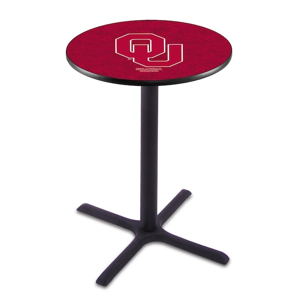 42" Blk Wrinkle Oklahoma Pub Table